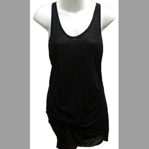 Helmut Lang Distressed Draped Racerback Tank